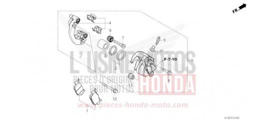 REAR BRAKE CALIPER NSS350AM de 2021